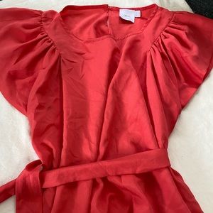 Asos Maternity Flutter Sleeve Tunic Top size  12